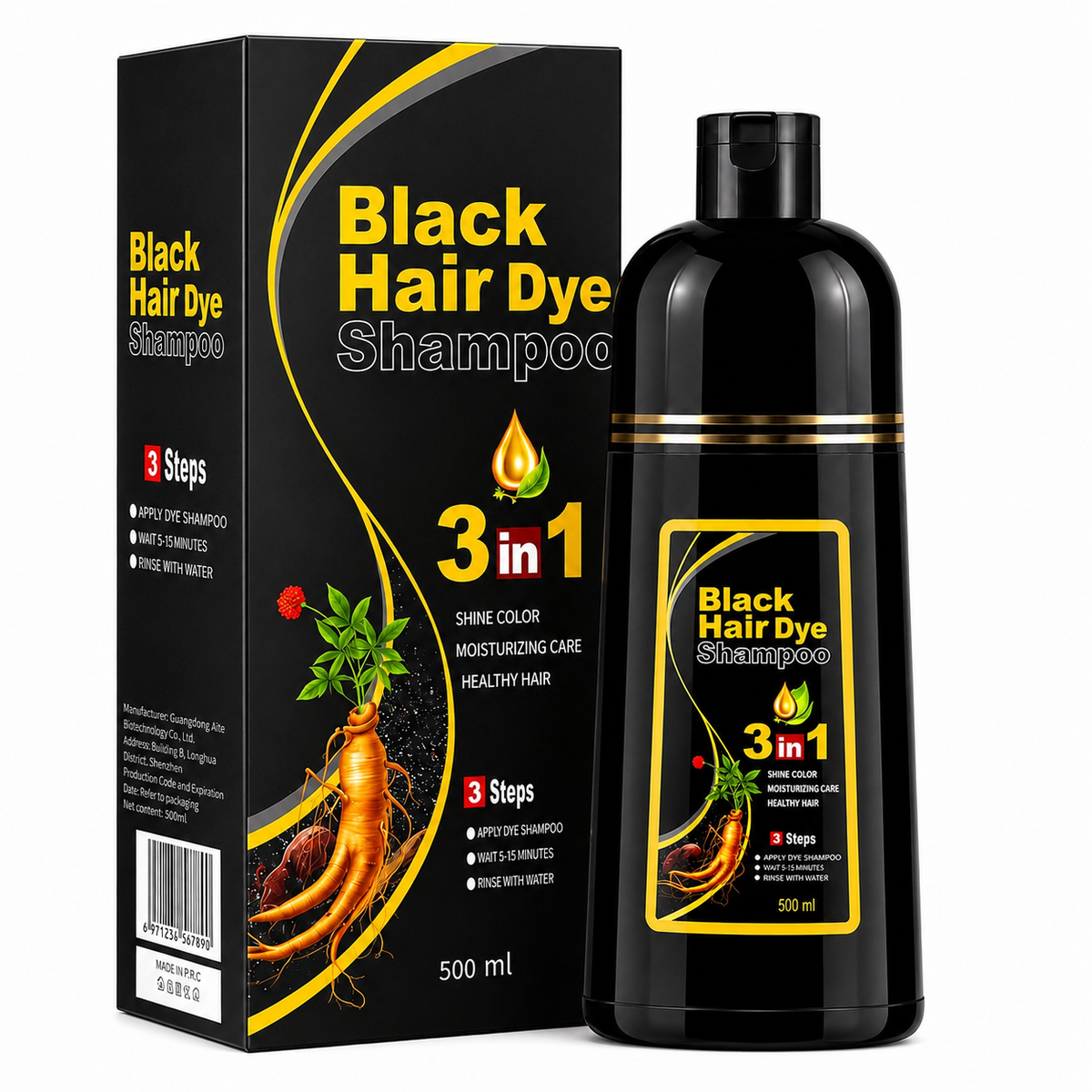 Shampoo Cubre Canas 3 en 1 - 500 ml